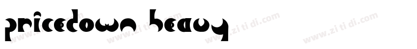 Pricedown Heavy字体转换